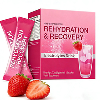 Poudre d'électrolytes Keto de qualité supérieure BCAA en sachets pratiques saveur pastèque pour l'hydratation quotidienne et la gestion de l'énergie