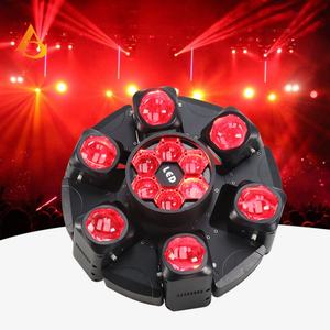 Venta Directa de Luz Móvil de 6 Ojos Tipo Abeja DMX512 RGBW para Escenario con 6 Brazos - Product Image 1