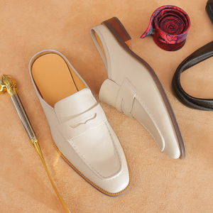 Nouvelles Bottes d'Hiver Montantes Classiques Polyvalentes Décontractées pour Hommes, Imperméables en Cuir Véritable, Rehaussantes, pour le Travail en Extérieur et le Sport - Product Image 4