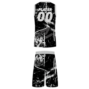 Meilleurs uniformes de basket-ball personnalisés entièrement sublimés à séchage rapide Uniformes de basket-ball personnalisés sublimés de haute qualité - Product Image 3