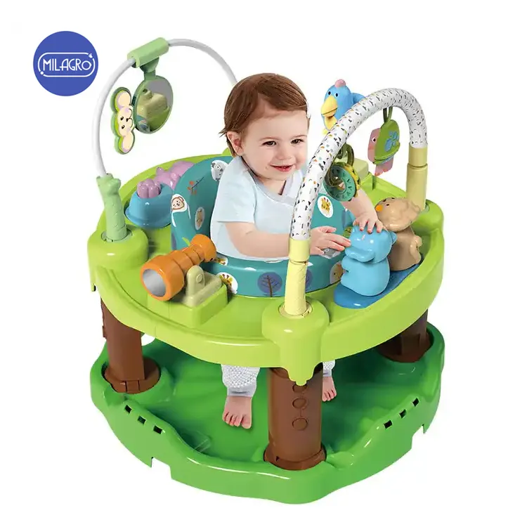 Chachi brinquedos 360 graus girando assento, jogar, brinquedo, bebê, salto, centro de atividade de aprendizagem