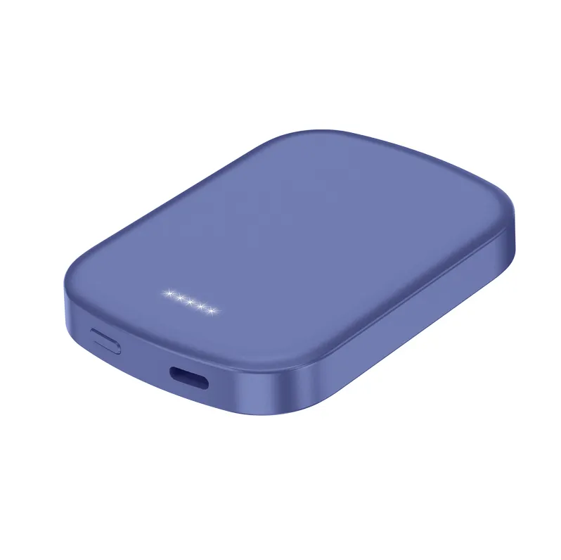 Süper ince az 2 cm manyetik kablosuz güç banka 10000mAh 15W kablosuz şarj hızlı şarj Powerbanks için özel desen