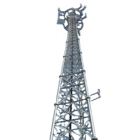 Antena de microondas galvanizada de 30m, 60m, 4g, inalámbrica, gsm, tubo de radio, celosía de acero, torre triangular para teléfono celular, telecom