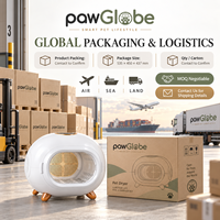 Séchoir pour animaux de compagnie pour chats et petits chiens, vente en gros, importateurs, distributeurs et fournitures intelligentes de toilettage pour animaux PawGlobe