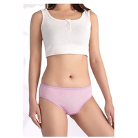 Celana dalam wanita pijat sekali pakai, 100% katun, celana dalam perjalanan Hotel Spa pakaian dalam sekali pakai untuk wanita