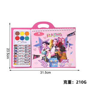 Kpop Demon Hunters Kinder-Malbuch Lila Buch Zeichenbuch Sicheres Malen Graffiti-Buch Großhandel Geschenk - Product Image 4