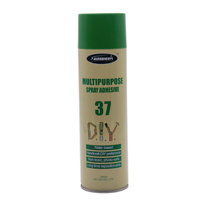 Sprayidea 37 Hot Sale Water Based <strong>Spray</strong> <strong>Adhesive</strong> for DIY for Bonding Paper Plastic Fabric in Construction Applications - Product Image 1