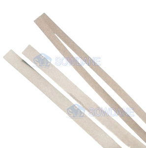 Striscia di lucidatura dentale in metallo a faccia singola con superficie di levigatura placcata in allumina 120mm per sbiancamento da dentista materiali lucidanti - Product Image 6