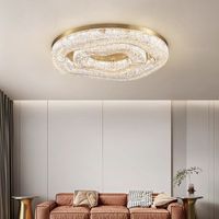 Plafonnier rond en résine de luxe léger en cuivre massif, style post-moderne simple, luminaire principal pour salon, chambre principale, bureau