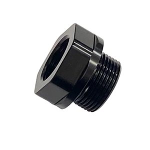 CNC Turning Aluminum Hex Thread Adapter, OEM Custom Step Thread Fitting Parts - Product Image 5