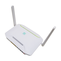 Modem Gpon Epon Hg6821m, jaringan serat optik Wifi 4GE + TEL + 2USB tidak Onu