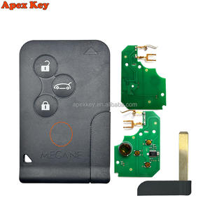 Clé de voiture intelligente à 3 boutons 433Mhz avec puce ID46 PCF7947 pour Renault Clio Logan Megane 2 3 Scenic, télécommande - Product Image 1