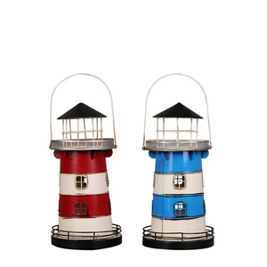Tirelire Vintage en Forme de Phare, Style Méditerranéen, Ornement Décoratif Minimaliste pour <span class=keywords><strong>la</strong></span> Maison, Artisanat Décoratif pour Bar et Restaurant - Product Image 1