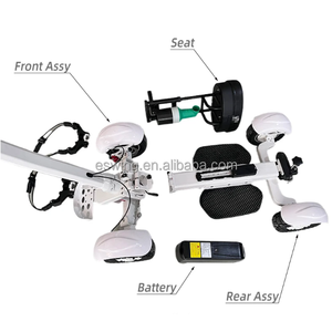 <span class=keywords><strong>Chariot</strong></span> <span class=keywords><strong>de</strong></span> <span class=keywords><strong>Golf</strong></span> Électrique Eswing 2025 à Siège Unique, Scooter <span class=keywords><strong>de</strong></span> Mobilité <span class=keywords><strong>Motorisé</strong></span> à Batterie Lithium 4 Roues, Mini Caddy <span class=keywords><strong>de</strong></span> <span class=keywords><strong>Golf</strong></span> pour Adultes - Product Image 6