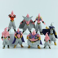 7-11cm Goku Anime Figures 8 PCS/SET Majin Buu Adulte Action Figure Dragoned Balls Z PVC DBZ Collection Modèle Jouets