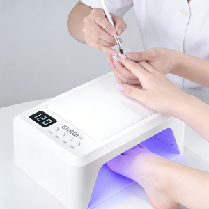 Lámpara de Uñas LED UV T8-A SNRQI, Gran Venta, 2 en 1, Nueva 2026, con Reposamanos, Secador de Uñas de Doble Mano de 72W, 60 LED, Sensor Inteligente - Product Image 1