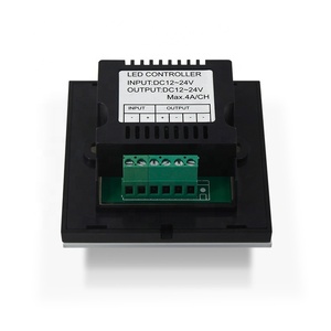 Núm mờ màu duy nhất <span class=keywords><strong>12V</strong></span> 24V cảm ứng Bảng điều chỉnh điều khiển treo tường LED <span class=keywords><strong>dimmer</strong></span> điều khiển cho LED Strip ánh sáng - Product Image 3