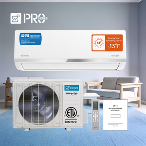 เครื่องปรับอากาศติดผนังแบบแยกส่วน Zero Energy Star 12000 บีทียู ควบคุมอัจฉริยะ ระบบทำความเย็นและความร้อน สำหรับโรงแรมและบ้านพักอาศัย ความถี่แปรผัน - Product Image 1