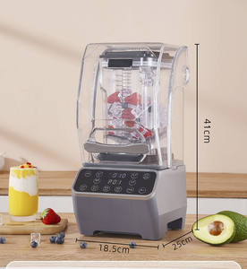 Robot culinaire multifonctionnel électrique pour cuisine, mixeur commercial robuste pour <span class=keywords><strong>jus</strong></span> <span class=keywords><strong>de</strong></span> fruits frais <span class=keywords><strong>et</strong></span> smoothies - Product Image 2
