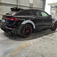Kit de carrosserie en fibre de verre pour Audi RS Q8 Pare-chocs avant Ailes avant Pare-chocs arrière Embouts d'échappement Aile de toit Couvercle de moteur
