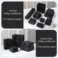 Boîtes d'emballage personnalisées pour bijoux, boîtes en carton imprimées, logo personnalisé, boîtes à bijoux personnalisées pour bagues, colliers, bracelets, boîtes à bijoux avec tiroir