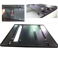 Couverture de benne rigide pliable en trois parties en alliage d'aluminium 4x4 de haute qualité, étanche, pièces et accessoires pour pick-up Hilux 2024