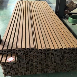 Ngoài trời không thấm nước <span class=keywords><strong>WPC</strong></span> Composite Panel tường cho kiến trúc trang trí nội thất hình học treo xây dựng thiết kế đồ họa - Product Image 6