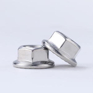 निर्माता थोक 304 स्टेनलेस स्टील फ्लैंज नट हेक्सागोन एंटी-स्किड स्क्रू कैप कुशन एंटी-स्किड नट 3m4m5m6m8M10m12 - Product Image 5