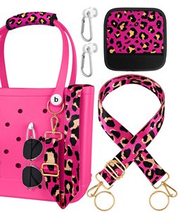 Correas y Adornos para Bolsos Bogg - Correa de Hombro de Neopreno con Estampado de Leopardo para Maletas - Product Image 6