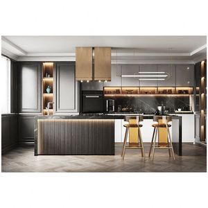 Armoires de cuisine modernes et élégantes, laquées, imperméables, abordables, style italien - Product Image 5