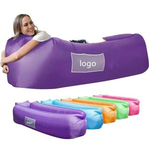 Inflatable <b>Sofa</b> Air Mattress Single Recliner Portable Camping Lunch Break Inflation <b>Folding</b> - Product Image 2