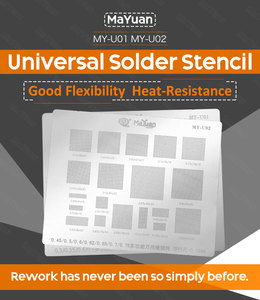 Stencil Universale di Qualità 0.3 0.35 0.4 0.5 per Reballing IC <span class=keywords><strong>BGA</strong></span> Mobile - Product Image 2