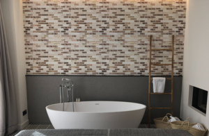 12x12 Rose Gold Stainless Steel <strong>Stick</strong> <strong>and</strong> <strong>Peel</strong> Tile <strong>Wall</strong> <strong>Paper</strong> 3d Home Decoration - Product Image 6