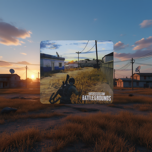 Alfombrilla de ratón PlayerUnknown's Battlegrounds de 29x25 cm con personaje de juego con ballesta - Product Image 3