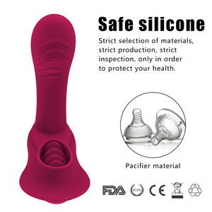 Wearable Licking <b>Vibrator</b> Vaginal Stimulator Pink Adult Toy - Product Image 4