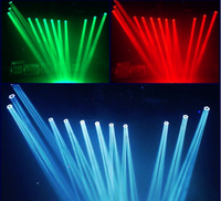 Sharpy 6x15W 4in1 Moving Head Beam Light mit Osram LED für RGBW Bühnenbeleuchtung bei DJ-, KTV-, Disco-, Konzert- und Show-Events