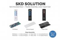 Télécommande intelligente personnalisée Chunghop L-116, 11 boutons, commande vocale BLE, télécommande OEM personnalisée IR Android