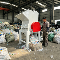 Broyeur de plastique à double arbre pour recyclage avec décharge réglable de 6 à 20 mm