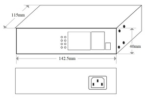 Commutateur PoE intelligent 10/100M avec 4 ports RJ45 10/100Base-TX et 2 commutateurs réseau 10/100Base-TX pour utilisation CCTV - Product Image 3