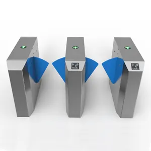 Automático Flap Gate Indoor Office Segurança Alta Velocidade Turnstile Para Controle De Acesso