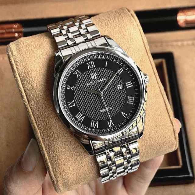 Pablo Raez 30m Waterproof Cheap Fashion Casual Minimalist Stainless Steel Analog Men's Quartz Business Wrist Watch for Men