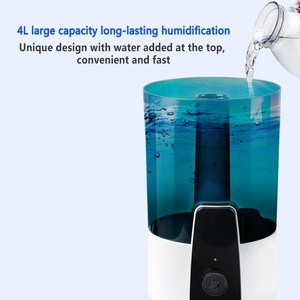 Smart <b>Humidifier</b> 4L Large Capacity Quiet Operation Aromatherapy Home Desktop Use With Digital Display And Timer Function - Product Image 3