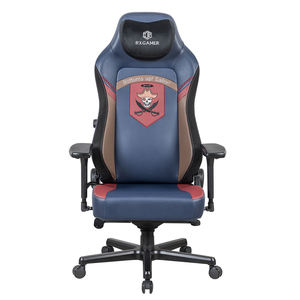 <span class=keywords><strong>Chaise</strong></span> de jeu inclinable pour ordinateur de luxe haut de gamme avec logo personnalisé, grande et haute, avec accoudoirs 4D bleus - Product Image 3