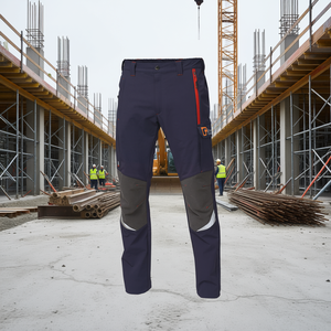 กางเกงทำงานสีเทา XL ชุดป้องกันความปลอดภัยแบบมองเห็นได้ชัดเจน - Product Image 3