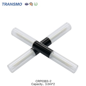 Envase para Bálsamo Labial, Tubo de Rímel de Doble Punta con Cepillo, Tubos Transparentes para Brillo Labial con Logotipo Personalizado, Tubos Únicos para Brillo Labial - Product Image 1