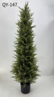 Plantes artificielles d'intérieur : Cyprès en pot, sapins en PE, décorations pour la maison, Noël, mariage, Nouvel An, bonsaïs, arbres de simulation