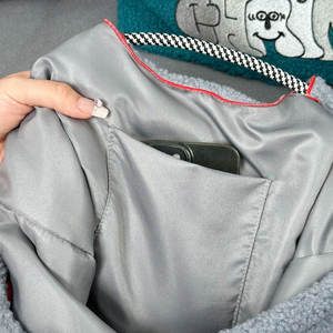 Invierno nueva tendencia bordado artesanía lindo suave cálido gran viaje <span class=keywords><strong>Cordero</strong></span> lana bolso <span class=keywords><strong>de</strong></span> mano para mujer - Product Image 4