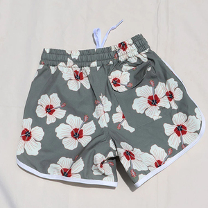 Manufacturer designs printed drawstring elastic Hawaiian kid <b>swim</b> trunks custom nylon kid <b>swim</b> trunks - Product Image 3
