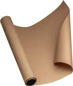 Kraft Paper Table Cover Roll Disposable Tablecloth with Easy Slide Cutter