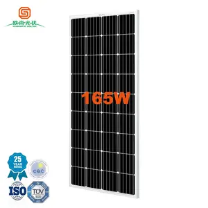 Yüksek verimlilik 36 hücreleri PV paneli güneş modülü polikristal sunpal 155W 160W 165W 150 w GÜNEŞ PANELI için ev sistemi